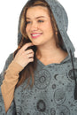 Load image into Gallery viewer, Celestial Cotton Hoodie Poncho
