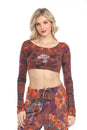 Load image into Gallery viewer, Block Printed Tiedye Crop Top
