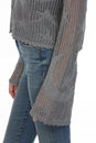 Load image into Gallery viewer, Celestial Lacy Cropped Zip Hoodie
