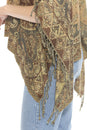 Load image into Gallery viewer, Fringe Paisley Shawl Top
