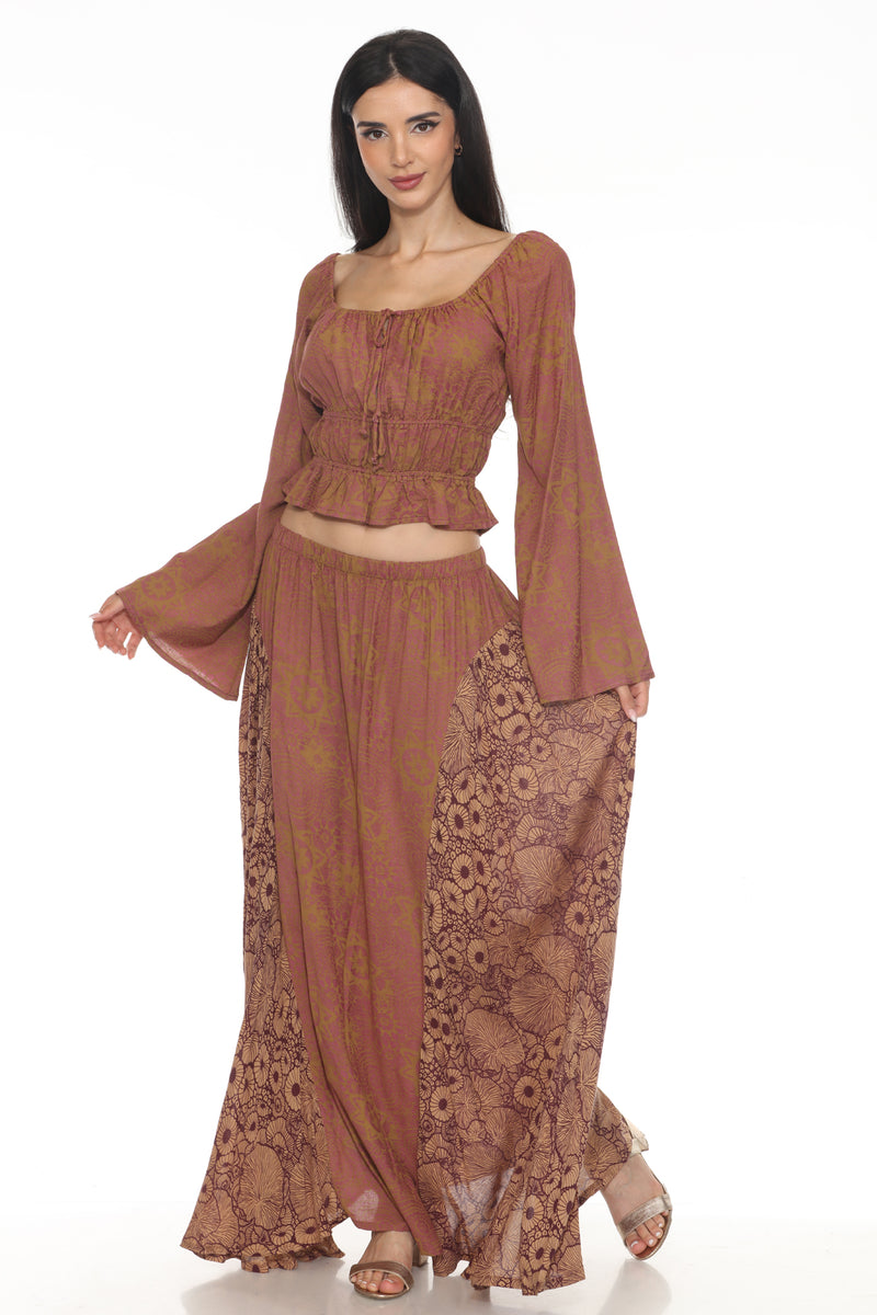 Flowy Peasant Blouse