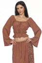 Load image into Gallery viewer, Flowy Peasant Blouse
