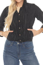 Load image into Gallery viewer, Celestial Emb Bomber Hoodie
