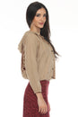 Load image into Gallery viewer, Celestial Emb Bomber Hoodie
