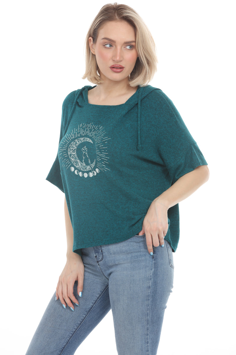 Lunar Cat Oversize Soft Sweater