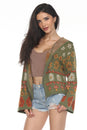 Load image into Gallery viewer, Fair Isle Mushroom Zip Hoodie
