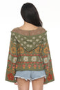 Load image into Gallery viewer, Fair Isle Mushroom Zip Hoodie
