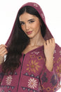 Load image into Gallery viewer, Fair Isle Mushroom Zip Hoodie
