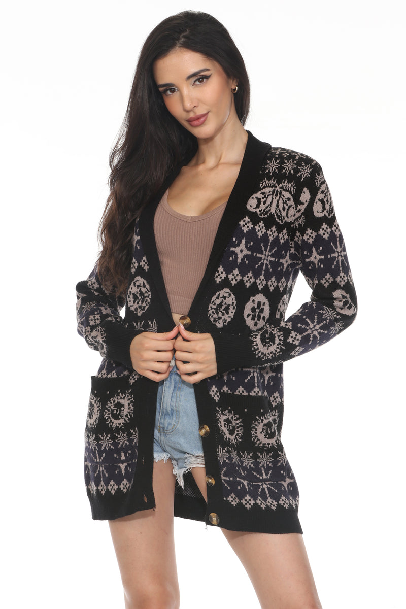 Fair Isle Celestial Cardigan