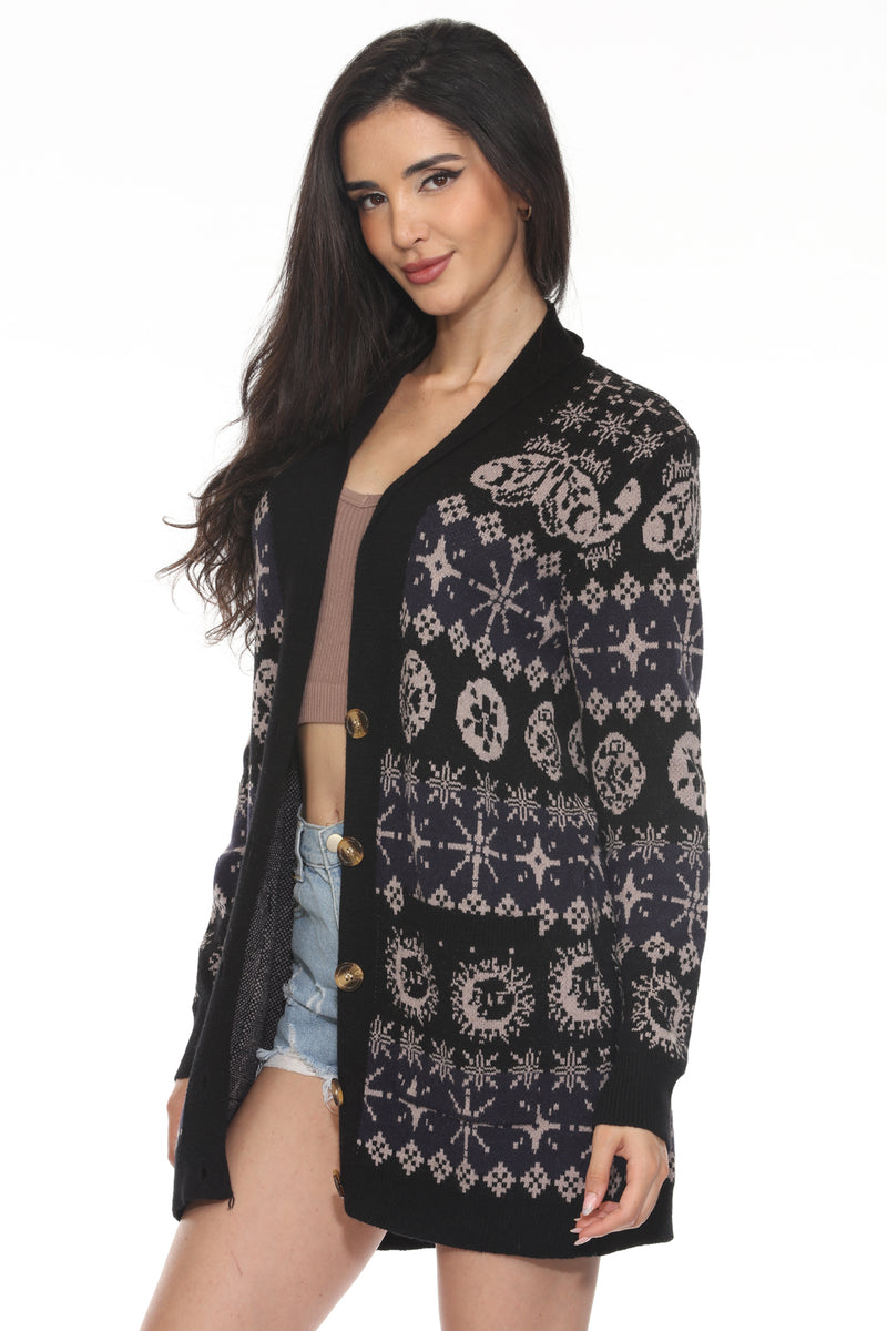 Fair Isle Celestial Cardigan