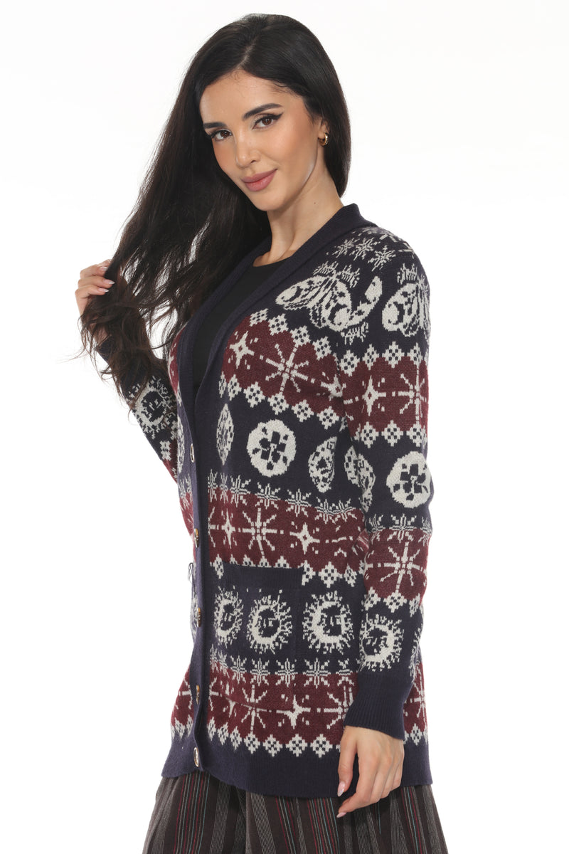 Fair Isle Celestial Cardigan