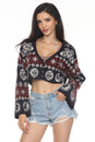 Load image into Gallery viewer, Fair Isle Celestial Crop Cardigan
