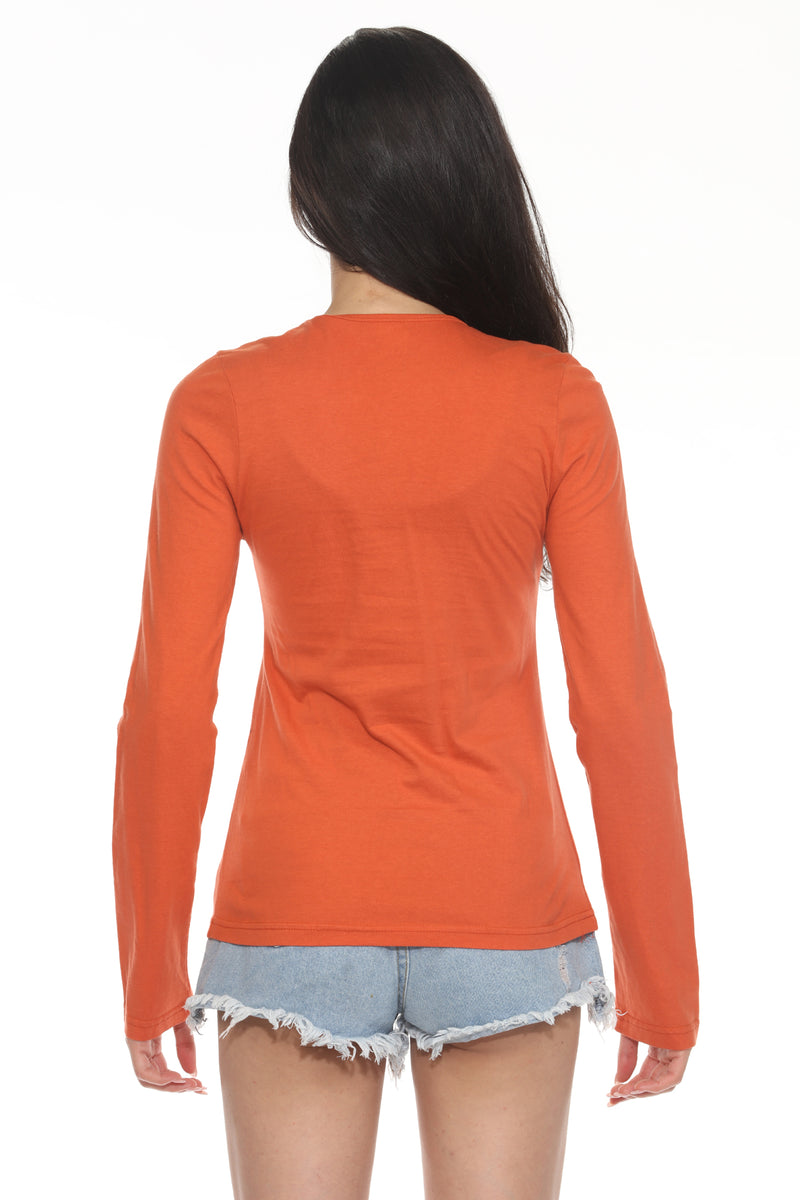 Nirvana Henley LS Tee