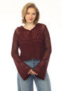 Load image into Gallery viewer, Butterfly Lacy Cropped Zip Hoddie
