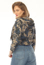 Load image into Gallery viewer, Paisley Cat Bomber Jacket
