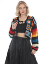 Load image into Gallery viewer, Granny Sq Cropped Cardigan
