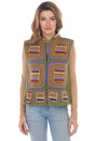 Load image into Gallery viewer, Geo Patchwork Crochet Wool Vest
