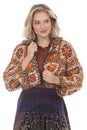 Load image into Gallery viewer, Cropped Tiedye Crochet Granny Hoodie

