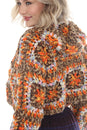 Load image into Gallery viewer, Cropped Tiedye Crochet Granny Hoodie
