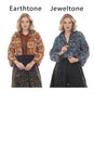 Load image into Gallery viewer, Cropped Tiedye Crochet Granny Hoodie

