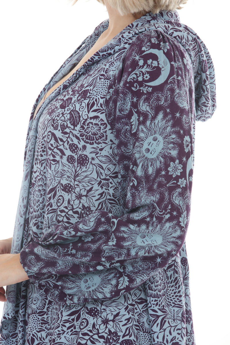 Romantic Celestial Flowy Hoodie