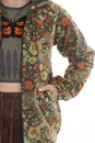 Load image into Gallery viewer, Floral Velvet Quilted Jacket
