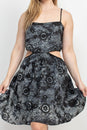 Load image into Gallery viewer, Mandala Lace Cutout Dress
