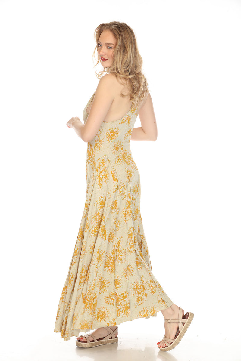 Sunflower Jersey Maxi Dress