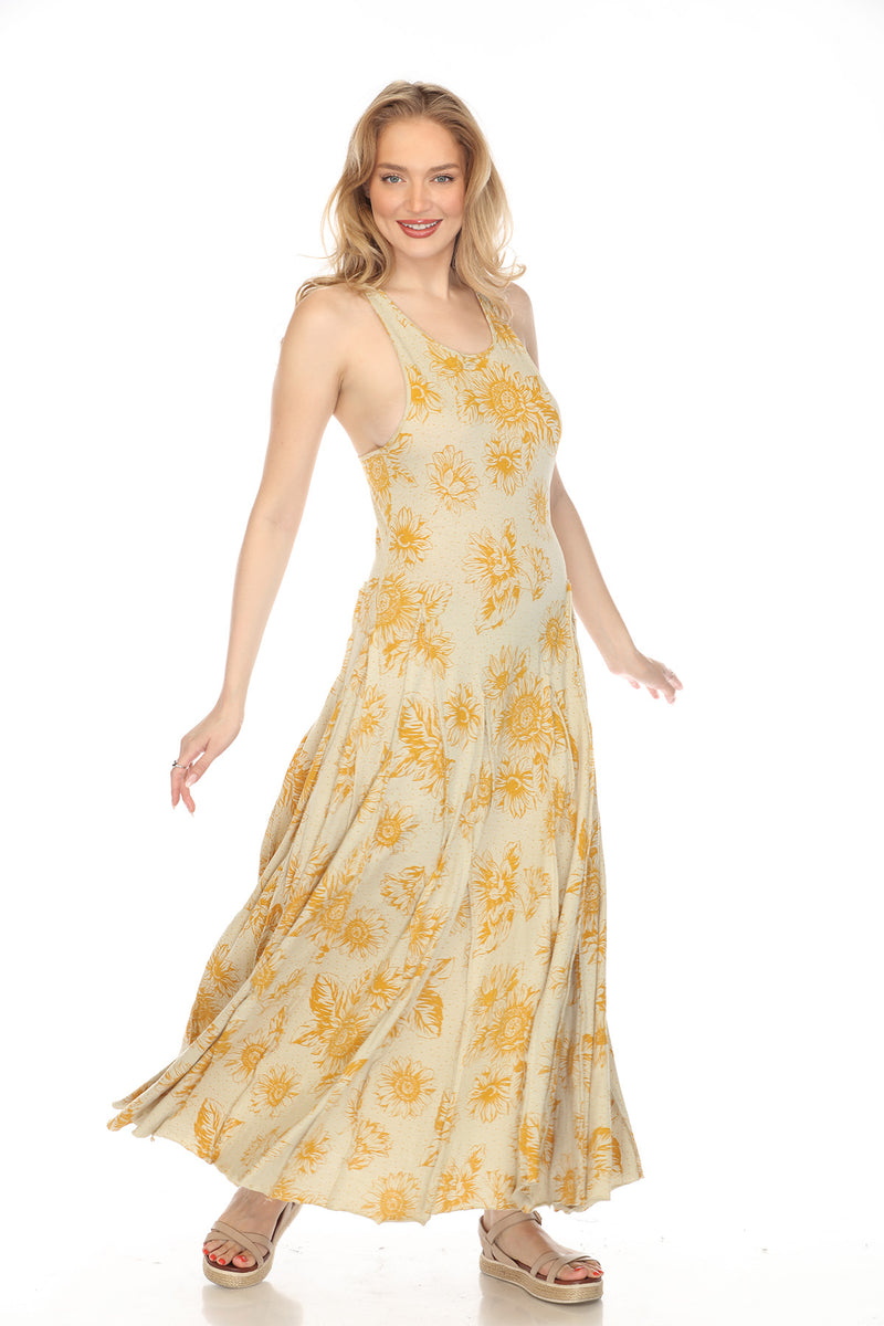 Sunflower Jersey Maxi Dress