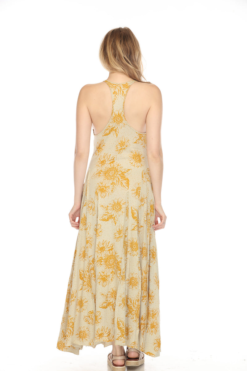 Sunflower Jersey Maxi Dress