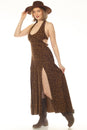 Load image into Gallery viewer, Leaf Print Tie Back Maki Dress
