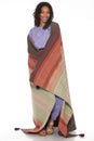Load image into Gallery viewer, Sediment Striped Cotton Blanket
