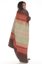 Load image into Gallery viewer, Sediment Striped Cotton Blanket
