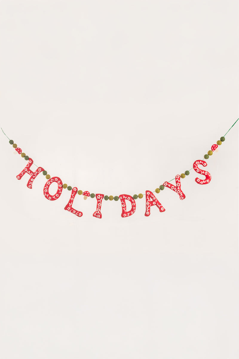 Mushroom Message Garland