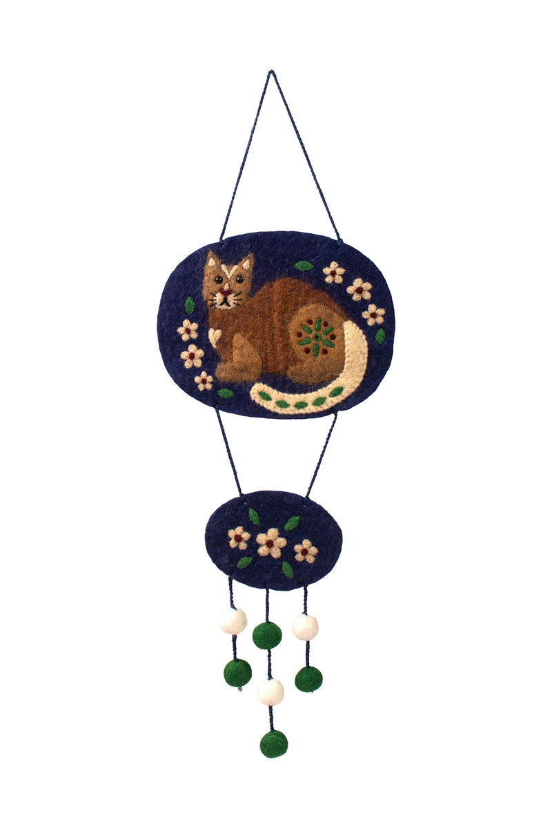 Boho Wool Felt Wall Hanging