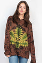 Load image into Gallery viewer, Leaf Pullover Tie-dye Hoodie
