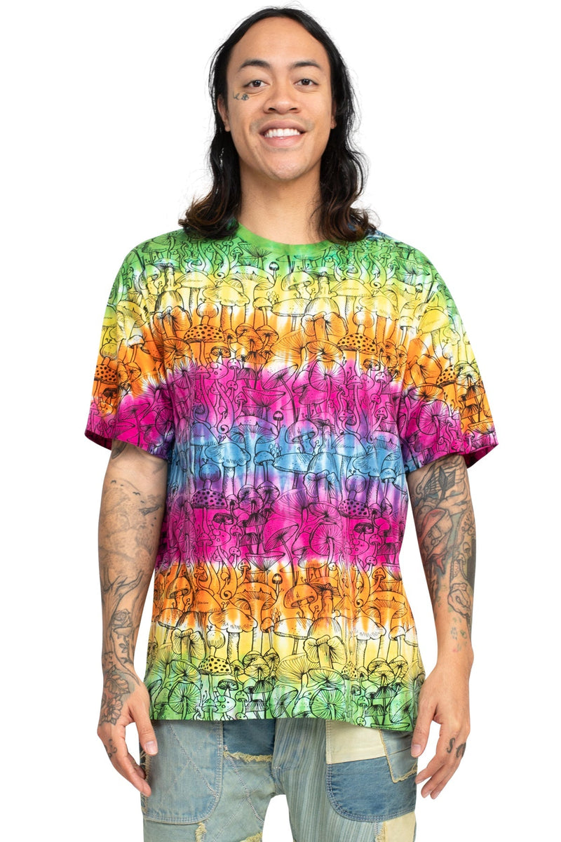 Printed & Tie-dye T-Shirt