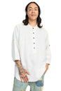 Load image into Gallery viewer, Homespun Henley 3/4 Sleeve Shirt
