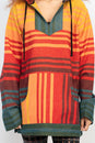 Load image into Gallery viewer, Ombre Striped Unisex Baja Hoodie
