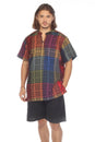 Load image into Gallery viewer, Woven Tribal Patch Print Short Sleeve Kurta
