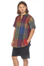 Load image into Gallery viewer, Woven Tribal Patch Print Short Sleeve Kurta
