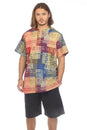 Load image into Gallery viewer, Woven Tribal Patch Print Short Sleeve Kurta
