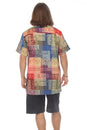 Load image into Gallery viewer, Woven Tribal Patch Print Short Sleeve Kurta
