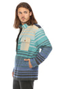 Load image into Gallery viewer, Test - Ombre Striped Zipper Shirt Jacket
