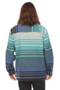 Load image into Gallery viewer, Test - Ombre Striped Zipper Shirt Jacket
