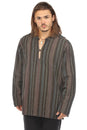 Load image into Gallery viewer, Multicolor Striped Mens Long Sleeve Kurta
