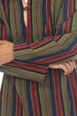 Load image into Gallery viewer, Multicolor Striped Mens Long Sleeve Kurta
