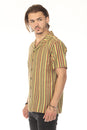 Load image into Gallery viewer, Rasta Striped Camp Shirt
