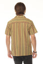 Load image into Gallery viewer, Rasta Striped Camp Shirt
