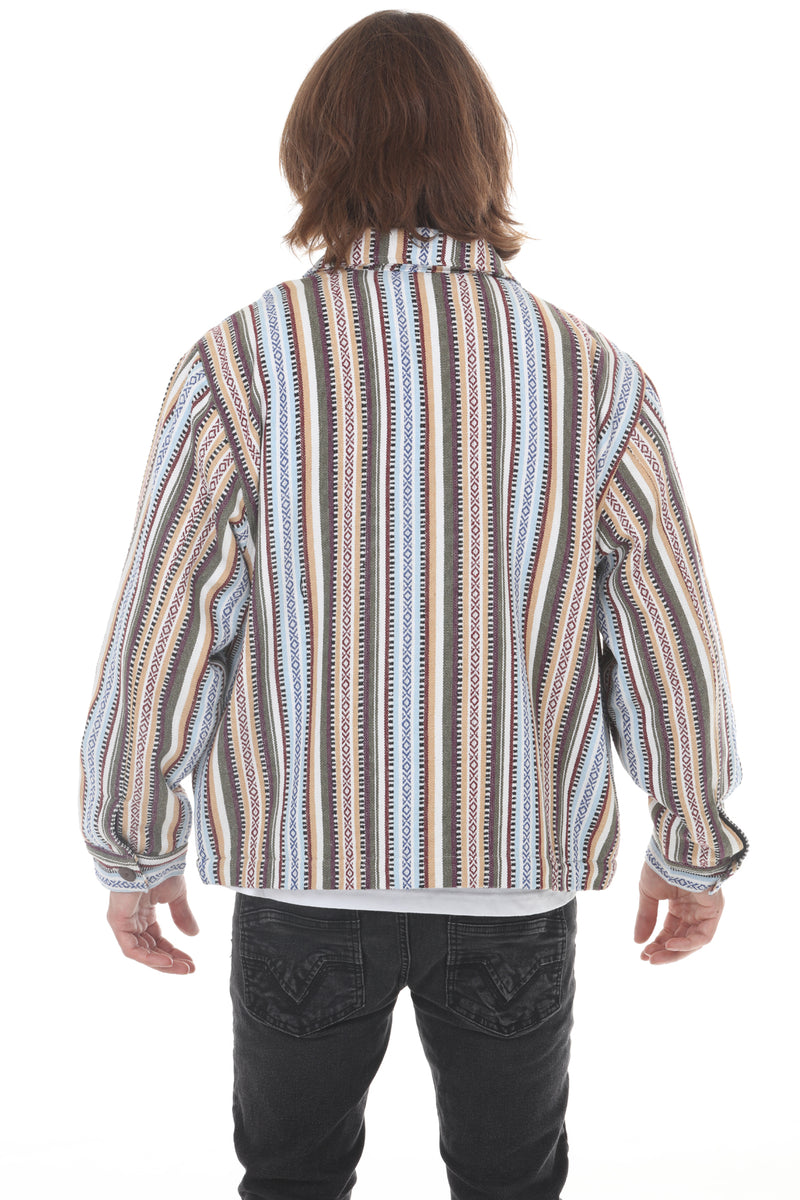 Mens Fleece Lined Zip Work Jacket